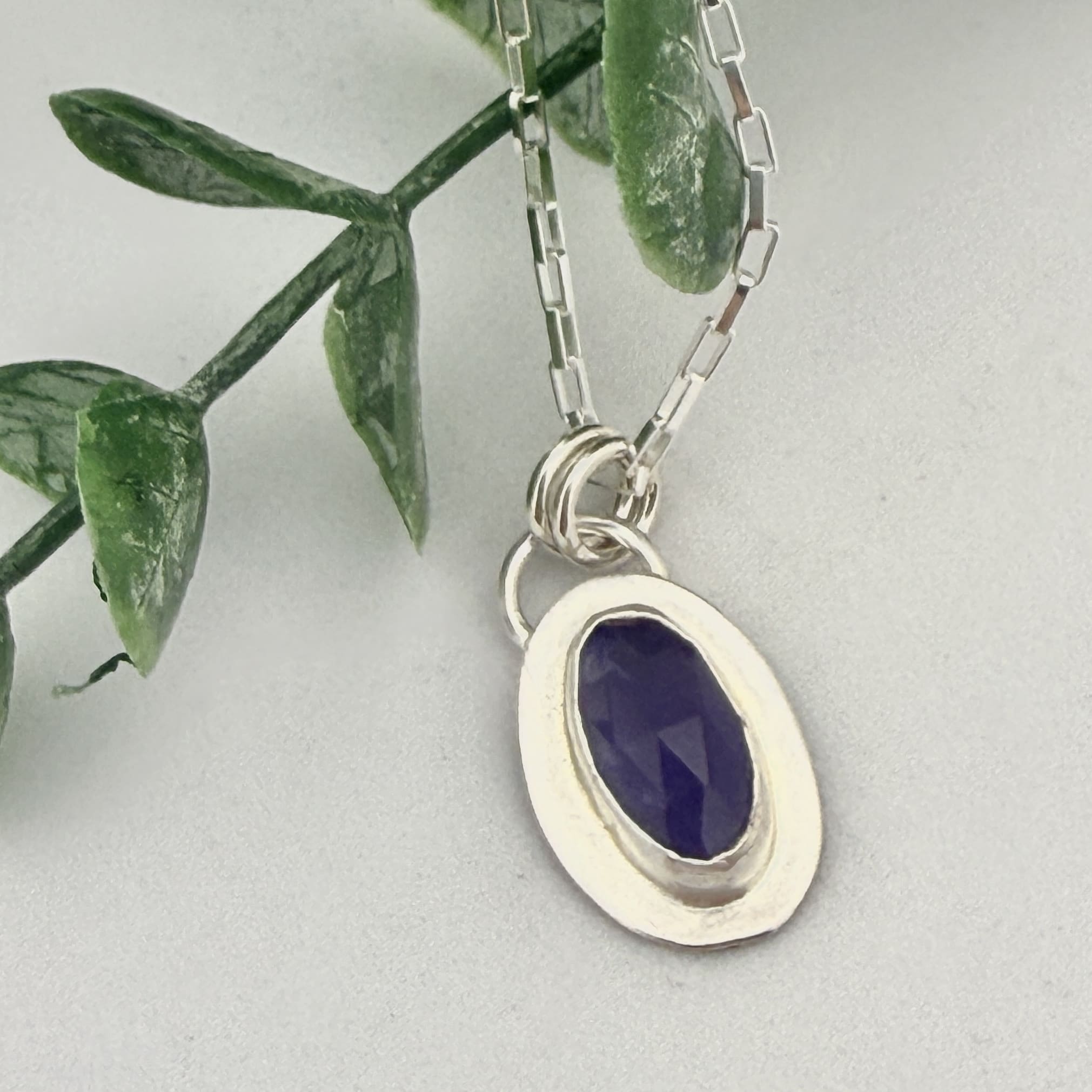 Iolite Sterling Silver Necklace