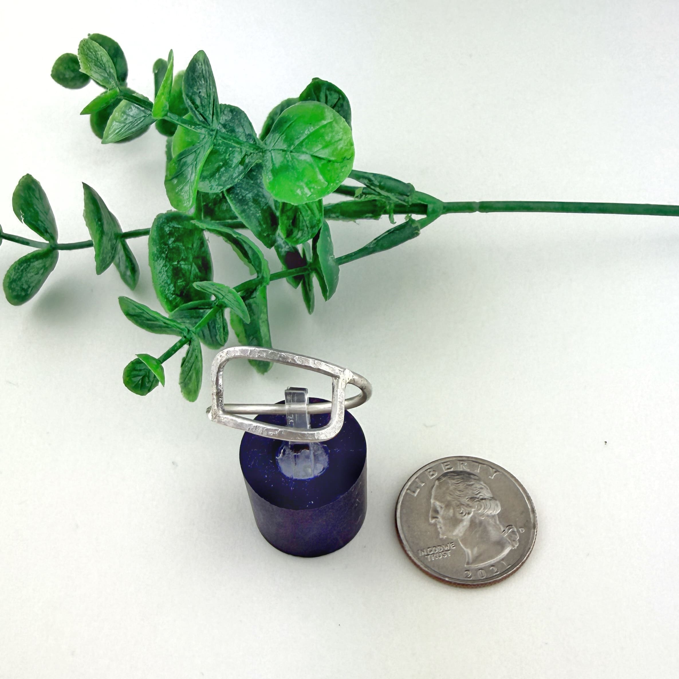 Sterling Silver Open Frame Ring - Image 2