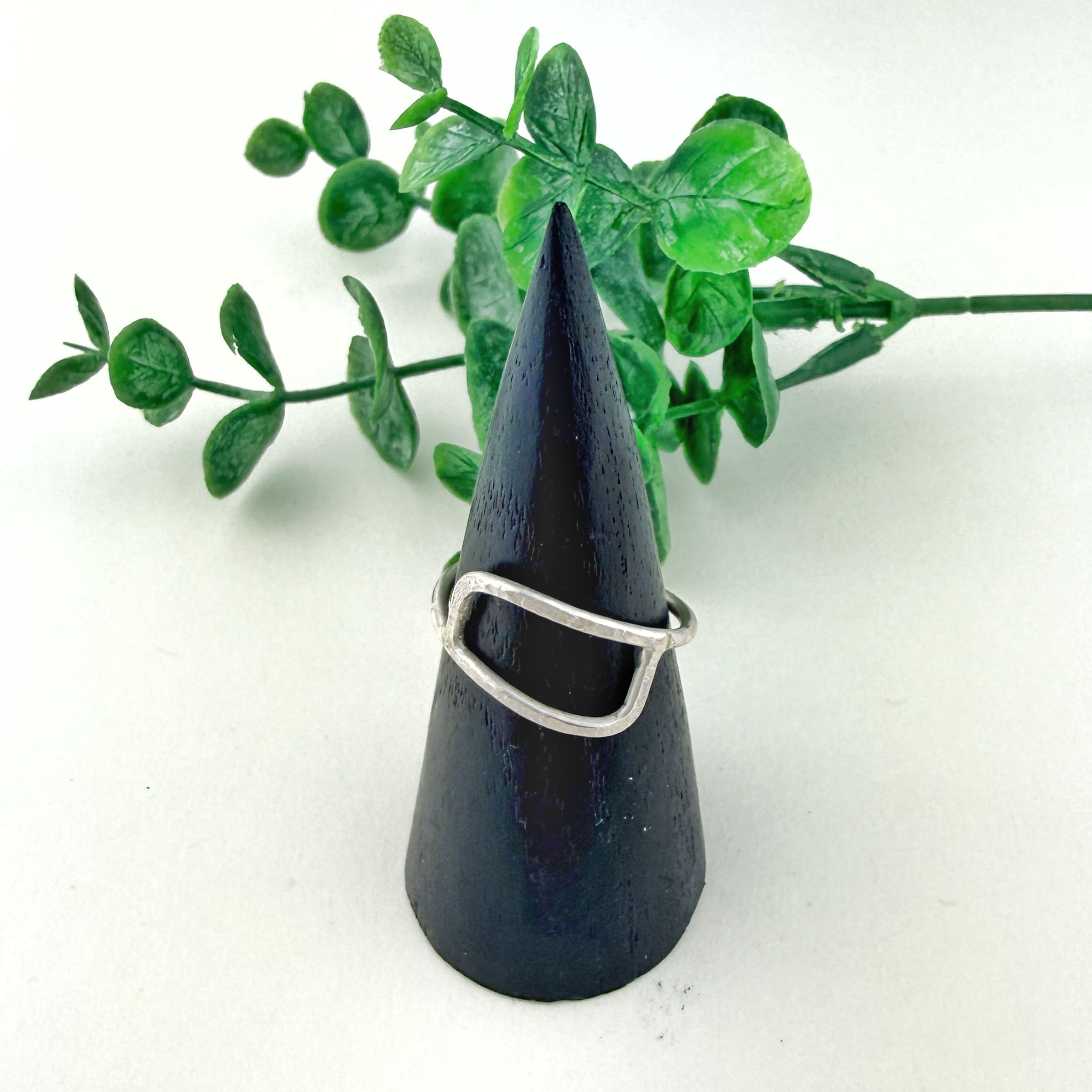 Sterling Silver Open Frame Ring